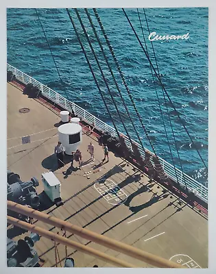 1963 RMS Mauretania Cunard Empire State Mason Vtg Cruise Ship Menu Steamship • $12.50