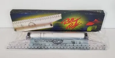 Vintage Rolling Ruler Multi-Function Drafting Parallel Ruler New Old Stock W Box • $6.95