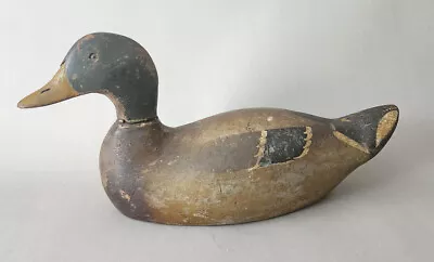 Large Hollow MAMMOUTH PRATT Antique Duck Decoy - Illinois & Factory Decoys • $51