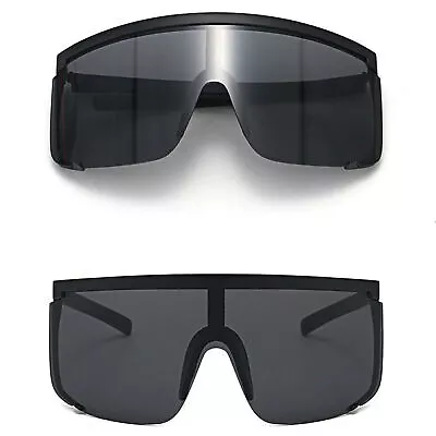 Retro Gloss Black 80s Classic Style Mens Womens Sunglasses Sports Sunglasses AUS • $17.97