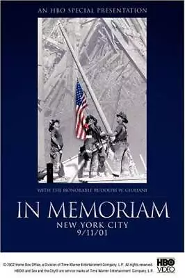 In Memoriam - New York City 9/11/01 - DVD - VERY GOOD • $3.57