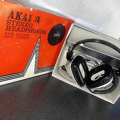 Akai ASE-9S Box Japan 1970s Hifi Vintage Stereo Headphones Acoustic Tone Control • $83.55