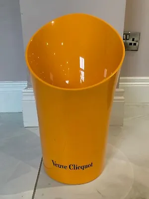 VEUVE CLICQUOT CHAMPAGNE 15  Yellow ORANGE ACRYLIC MAGNUM ICE BUCKET OFFICIAL • £49.99