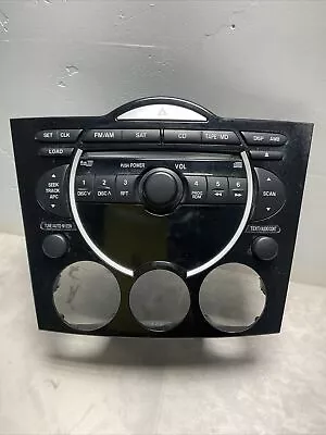 04-08 Mazda RX-8 RX8 Dash Radio Face Plate Control Panel Bezel Black OEM • $92