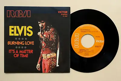 Elvis Presley Burning Love 1972 Italy 7  ~ Italian Press ~ EX+/NM • $40.69