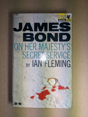 £5 • Buy James Bond - Ian Fleming - On Her Majesty's Secret Service - Pan, 4th Print 1965