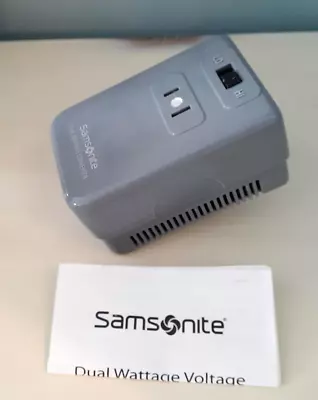 Samsonite Dual Wattage Voltage Converter 500W - 1600W - With Instructions • $16.92