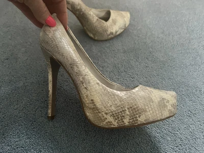 £24.99 • Buy River Island High Heel Hidden Platform Pleaser Shoes Heels Lap Dance Shoe