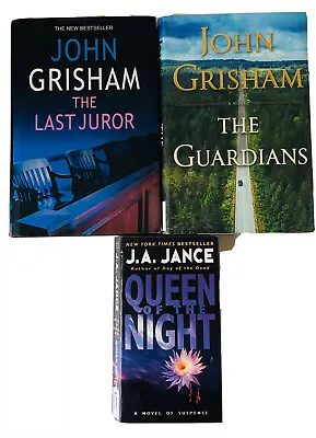 J A Jance / John Grisham - The Guardians/ The Last Juror/ Queen Of The Night • $19.97