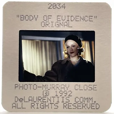 35mm Slide Of Madonna In Body Of Evidence Movie Vintage Publicity Promotion #3 • $24