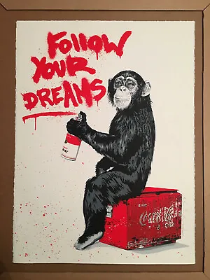 * MR BRAINWASH * EVERYDAY LIFE * RED * SIGNED Xx/50 * Follow Your Dreams Banksy • £3995