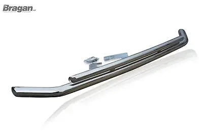 Double Spoiler Bar For Mitsubishi L200 2019+ Steel Front Bumper Nudge Chin Guard • $573.30