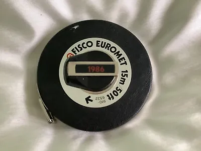 Fisco (1986) Euromet - 15m/50ft Tape Measure • £3.99