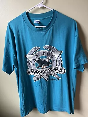 San Jose Sharks Vintage Shirt Size Xl • $25