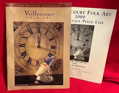 Vaillancourt Folk Art2000 CatalogChalkwarePrice ListHalloweenChristmasVTG. • $32.95