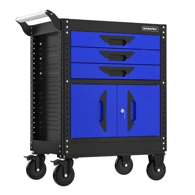 WORKPRO 27.5  3-Drawer Rolling Tool Chest Tool Box Tool Storage Cabinet W/Wheels • $236.99