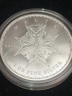 2023 1 Oz .999 Fine Silver Malta Maltese Cross Coin • $49.99