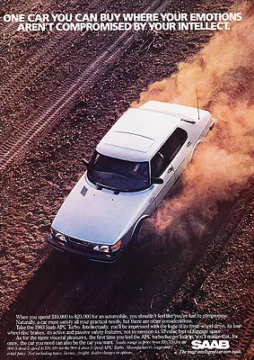 1982 SAAB 900 APC Turbo - Dirt Road - Classic Vintage Advertisement Ad A84-B • $9.56