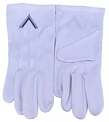 Masonic Collar Worshipful Master L - XL Size 100% Cotton Gloves • $12.99