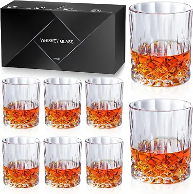 Double Old Fashioned Glasses Waterford Markham Scotch Whiskey Crystal Set Of 8 • $31.98