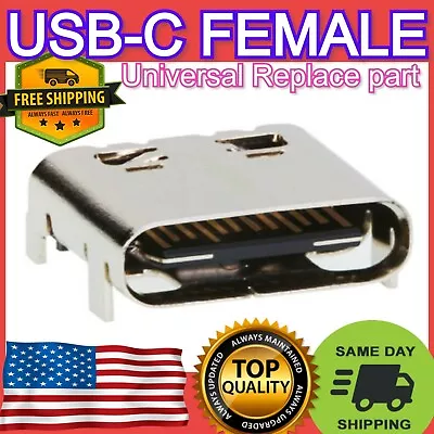 $6.99 • Buy Type-C USB-C Charging Port Charger Socket Connector Replace Nintendo HP DELL USA