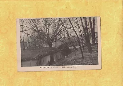 $4.88 • Buy NJ Ridgewood 1918 Antique Postcard HO HO KUS CREEK New Jersey To Rutland VT
