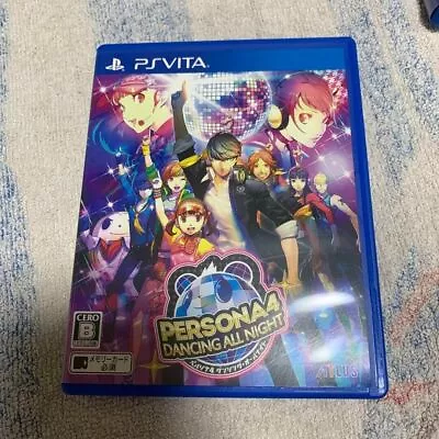 Persona 4 Dancing All Night Japanese Gmae Sony PS VITA Japan • $30.38