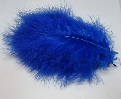 Navy Blue Marabou Feathers  Mixed Sizes Fly Tying Flynscotsman Tackle Fluffy • £1.85