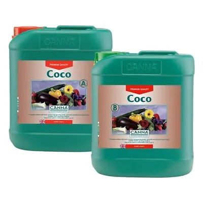 Canna Coco A+B 10L Litre Veg And Flower Plant Food Base Nutrients Hydroponics • £53.55