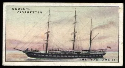 Tobacco Card Ogdens YACHTS & MOTOR BOATS 1930 The Fantome II #18 • £2