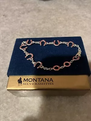 Montana Silversmith Horseshoe Braclet • $24.95