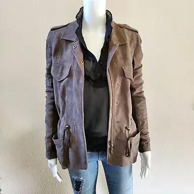 VEDA 100% Leather Jacket Women's Size Small • $74.99