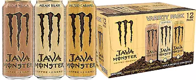 Monster Energy Java Monster Variety Pack Java Monster Mean Bean Java Monster L • $30.34