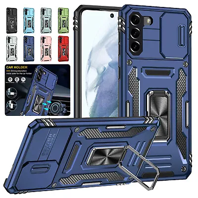 $9.89 • Buy For Samsung Galaxy S23 S22 Ultra S21 Plus S20+ Ring Case Slide Camera Lens Cover