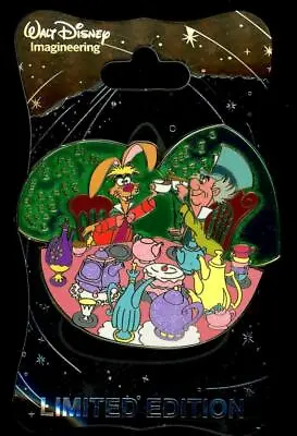 WDI Alice In Wonderland Mad Hatter March Hare LE 250 Disney Pin 132027 • $84.95