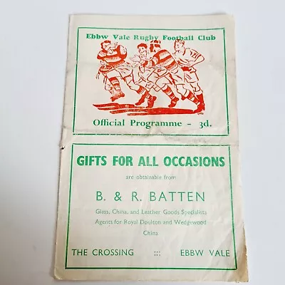Ebbw Vale Rugby V Universities Athletic Union XV 1956 • £9.95
