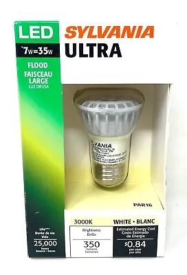 Sylvania Ultra LED PAR16 Flood 35W Using 7W Dimmable 120V Medium Base Light Bulb • $7.99