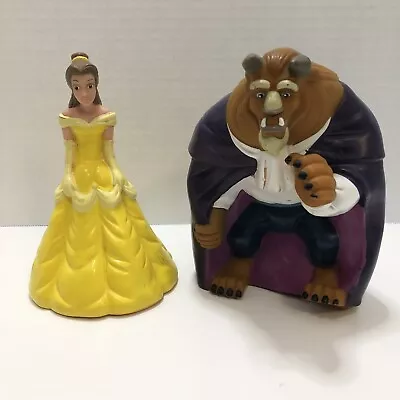 Pizza Hut Disney Beauty And The Beast Soft Rubber Hand Puppets 1990's Set VTG • $12.95