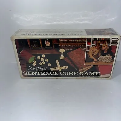 Scrabble Sentence Cube Game Selchow & Righter New Sealed 1971 Vintage • $14.99