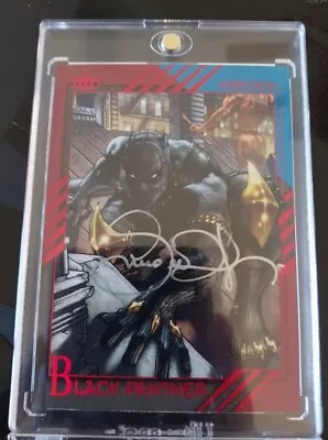 2015 Marvel Fleer Retro Simone Bianchi Black Panther Autograph • $100