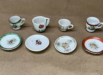 Lot Of 4 Sets - Vintage Tea Cups & Saucers - Miniature Small Made In Japan • $17