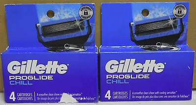 Gillette Proglide Chill Refill  Cartridges 8 Count  (Shelf Damage) (New Package) • $19.79