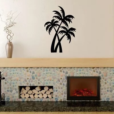 Palm Trees Wall Stickers Home Decor Living Room Plant Decals Bedroom  Decoration • $8.35