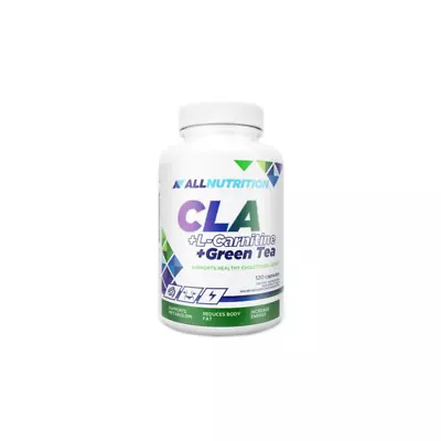 Allnutrition CLA + L-Carnitine + Green Tea 120 Capsules • £14.39