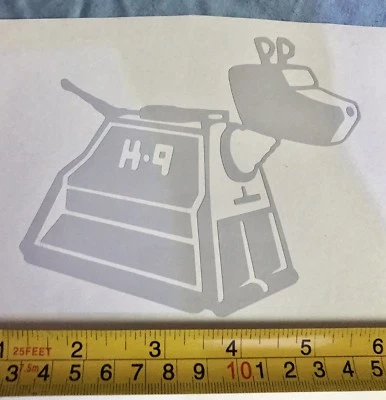 £2.25 • Buy Car Window Decal, Dr Who K-9 Dog Vinyl Sticker, Laptop, Wall, Door