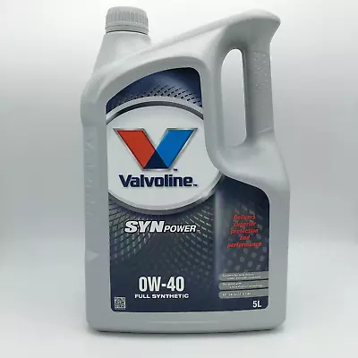 Valvoline SYNPower 0w-40 Full Synthetic ACEA A3/B3 API SN - 5L • £32.95