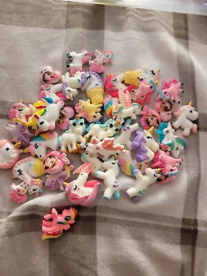 42 Resin  Cute Unicorn And Frozen  Charms - Up To 32mm  Animal  • £2