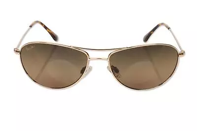 Maui Jim 302830 Baby Beach Polarized Aviator Sunglasses Gold/HCL Bronze Small • $245.65