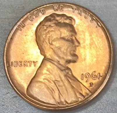 1961-D Lincoln Memorial Penny Uncirculated US One Cent Coin • $0.99