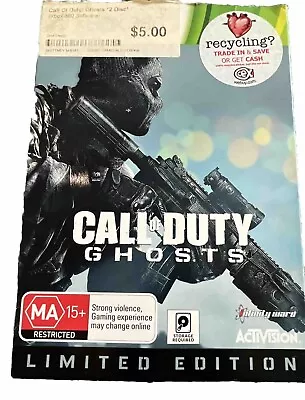 Call Of Duty COD Ghosts Limited Edition Steelbook - Xbox 360 Game • $3